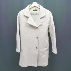 ◇ STUNNING LURE フロントボタン ウール カシミヤ 綺麗め 長袖 コート サイズ38 ベージュ レディース E  【1308290019979】のサムネイル