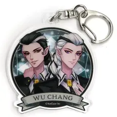 【中古】キーホルダー 白黒無常(謝必安＆范無咎) アクリルキーホルダー 「Identity V 第五人格 常設カフェ(Academy Cafe) VALENTINE＆WHITE DAY Jewelry Party in SWEETS PARADISE 第3弾」