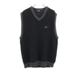 エクストララージ ニット ベスト M ブラック系 XLARGE ロゴ メンズ 【中古】  【231001】のサムネイル