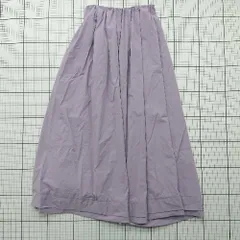 ◇ ⊂ le coeur blanc ルクールブラン 大人フェミニン ロング フレア スカート サイズ38 パープル系 レディース E  【1508200020730】