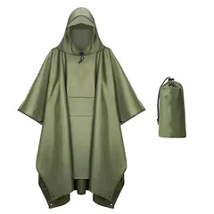 アウトドア 雨具 耐久性 防水 レディース 防自転車 メンズ カッパ バイク レインコート アウトドア レインウェア 通学 通勤 レインポンチョ ハイキング ポンチョ 多機能 収納袋付 [Formemory] 7種色