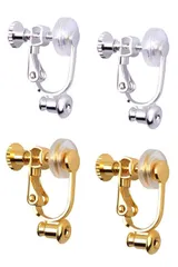 【数量限定】ゴールド シルバー ネジ式 ピアスをイヤリングに変えるパーツ 2色セット(4個) ノンホールピアス イヤリングコンバーター レディース