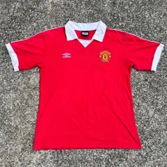 90s vintage UMBRO Manchester United game shirt singlestitch