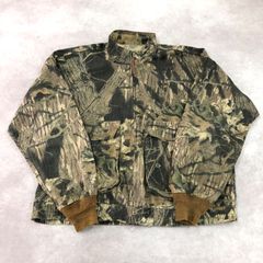 リアルツリーカモ ジャケット アウター ジップアップ ポケット カモフラ柄 迷彩柄 総柄 ミリタリー 古着 USED Vintage ヴィンテージ