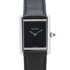 カルティエ タンク マスト ドゥ カルティエ ウォッチ LM WSTA0072 Cartier 腕時計 黒文字盤