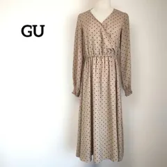 GU ジーユー カシュクール ドット ワンピース