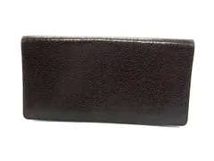 ■美品■ LANVIN ランバン レザー 二つ折り 長財布 ウォレット 札入れ メンズ レディース ブラウン系 DY0389のサムネイル