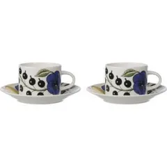 【新品・2営業日で発送】アラビア(Arabia) アラビア パラティッシ カラー ペアティーカップ＆ソーサー 1065777