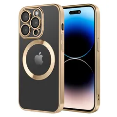 【特価セール】ケース ケース (ゴールド) ケース 用 用 Pro Pro 13 13 傷に強い背面アイフォン ワイヤレス充電対応 レンズ保護 iphone13プロ 2023年新型 カバー 6.1インチ 米軍MIL規格 耐衝撃 傷に強い背面 磁気充電 黄変防止