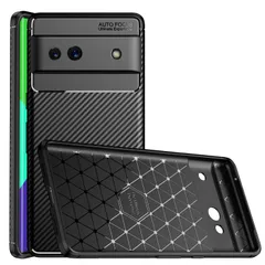 【数量限定】指紋防止 衝撃吸収 ワイヤレス充電 耐衝撃 ラギッド・アーマー TPU 全面保護 ケース グーグル 7a ピクセル Pixel 7a Google カバー McDuLL (ブラック)のサムネイル