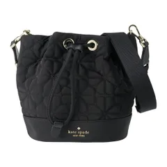 新品 ケイトスペード kate spade ショルダーバッグ QUILTING SMALL BUCKET BAG ブラック