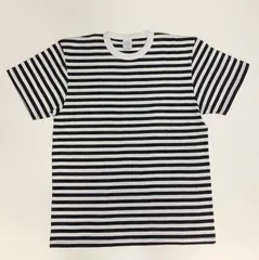 ●新品●UNITED ATHLE ｜5.6オンス　ボーダーTシャツ（黒）Mサイズのサムネイル