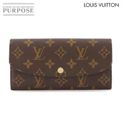 未使用 展示品 ルイ ヴィトン LOUIS VUITTON モノグラム ポルトフォイユ エミリー 二つ折り 長財布 フューシャ M60697 90277093