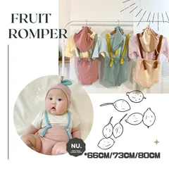 【新品未使用】ベビー　ロンパース　ボンネット　2点セット　66cm 73cm 80cm【まとめて購入で割引いたします！】