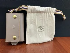 【10％クーポン使用可】S/新品未使用　IL BISONTE　6連キーケース　グレー