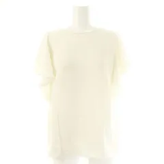 グリーンレーベルリラクシング ユナイテッドアローズ green label relaxing フリル スリーブ ブラウス 半袖 白 ホワイト /AT ■OS ■SH