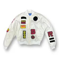 定価23100円 国内正規 adidas Logo Padded Bomber JKT ワッペン  中綿 ボンバージャケット アディダス L 54266Aのサムネイル