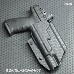 国内製造品 六七五 Beretta APX X300U ライト 専用 カイデックスホルスター 右用 Black Basket-Weave柄