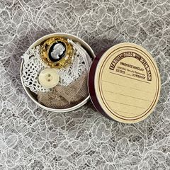 ミニチュアコレクションボックス　ボルドー　フランスアンティーク
