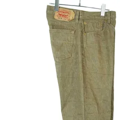 Levi'sリーバイス501XXデニムパンツカラーデニムベージュ赤タブボタンフライvintageヴィンテージ4011740118
