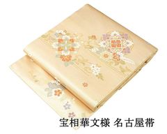 名古屋帯 新品 仕立て上がり 西陣 廣部商事謹製 格子 木立 八寸