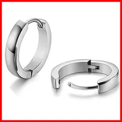 【在庫処分】シルバー ゴールド ブラック 金 レディース 銀 メンズ 黒 内径 ピアス 7mm フープ 9mm 12mm リング 14mm 平面 16mm 両耳セット フープピアス 金属アレ対応 ARMA ステンレス