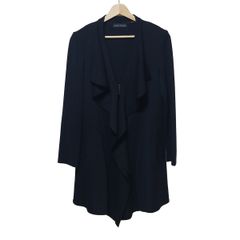 HIROKO KOSHINO(ヒロココシノ) カーディガン サイズ40 M レディース美品  - 黒 長袖