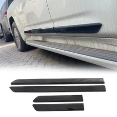 送料無料！2023年式対応 ランドクルーザー LC300専用 ドアモール ガーニッシュ 4P 高品質 カーボン調＆メッキ調 ABS製 ドレスアップパーツCYB624注目の逸品