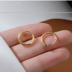 ループピアス フープピアス 小ぶり 小さめ  silver925 Ｓ925