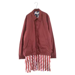 FACETASM (ファセッタズム) 3D LAYER LONG COACH JACKET RB-JK-U02 3Dレイヤード ナイロン コーチジャケット ボルドーのサムネイル
