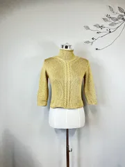 GIANNI LO GIUDICE レディース ニット ベージュ 36 【c0310】