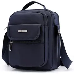 [人気商品]ブルー [manukori] ショルダーバッグ メンズ 小さめ 斜めがけ 軽量 手提げ かばん A5 撥水 ナイロン ワンショルダー (blue)