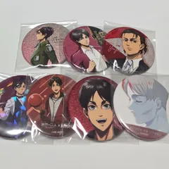 進撃の巨人　エレン　原画　TSUTAYA　ラウンドワン　冬の歩み　など　コレクション缶バッジ　トレーディング缶バッジ