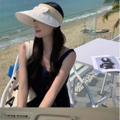 春夏新作　数量限定！フロントリボン　麦わら帽子おしゃれ人気　 UVカット