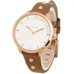 フルラ 時計 FURLA レザー メトロポリス スタッズ リベット レディース ウォッチ 腕時計 キャメル R4251102523