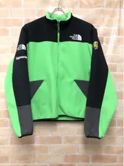 【中古】 Supreme x THE NORTH FACE シュプリーム RTG Fleece Jacket NA71904I グリーン×ブラック M 111370925