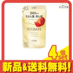 ツバキ(TSUBAKI) プレミアム ボリューム&リペア シャンプー 300mL (詰め替え用) 4個セット まとめ売り