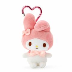 【新品】サンリオ ミニマスコットホルダー マイメロディ (ぬいぐるみキーホルダー)