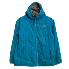 THE NORTH FACE ダウン中綿ジャケット M キッズ 130～ ライトブルー ノースフェイス ジップアップ 裏ボア 古着卸 アメリカ仕入 a701-6422のサムネイル
