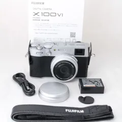 【ほぼ新品】FUJIFILM X100Ⅵ シルバー 充電器 予備バッテリー 付き ほぼ新品】FUJIFILM X100Ⅵ シルバー 充電器 予備バッテリー 付き