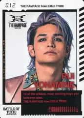 【中古】コレクションカード(男性) 012：THE RAMPAGE from EXILE TRIBE/与那嶺瑠唯/Dead or Alive/「BATTLE OF TOKYO ～ENTER THE Jr.EXILE～」BOTカード 第2弾