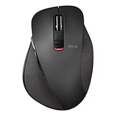 【中古】(未使用･未開封品)　エレコム マウス Bluetooth (iOS対応) Mサイズ 5ボタン (戻る・進むボタン搭載) BlueLED 握りの極み ブラック M-XGM10BBBK df5ndr3