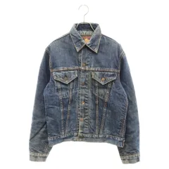 Levi's (リーバイス) 60s-70s VINTAGE 70505 BIG-E ボタン裏刻印524 ブランケット付きデニムトラッカージャケット インディゴブルー
