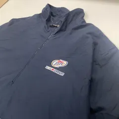 NORTH EMD ミラーライト ハーフジップ ナイロンジャケット 半袖 XL