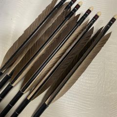 イーストン2014Black shaft 黒手羽　6矢　近的矢