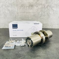 スマートドアノブ【未使用】iulock IU-20 コードドアロック 電子ドアノブ キーパッドとキー付き オートロック 防水/513518 在★5