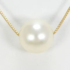 K18YG　ネックレス　パール（真珠）　総重量約1.6g　約40cm