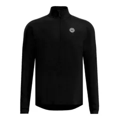 「海外サイズ」BIDI BADU(ビディバドゥ) メンズ CREW ハーフジップ 長袖シャツ 「定番」 M1330001-BK ブラック(23y1mテニス)(320519676)