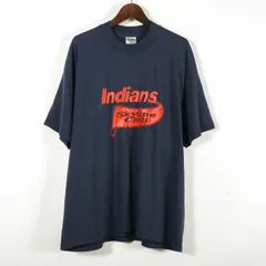 フルーツオブザルーム 半袖Ｔシャツ プリントT 大きいサイズ アメリカ古着 ヴィンテージ メンズ XLサイズ ネイビー FRUIT OF THE LOOM 【中古】