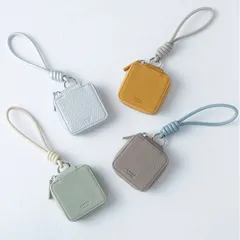 ポーチ UMBER アクセサリーポーチ 持ち運び ストラップ付き バイカラー （ アクセサリーケース アクセサリー収納 ジュエリー ケース 収納 持ち歩き ミニポーチ レザー調 小さめ ミニ コンパクト 携帯 アクセサリー 小物 おしゃれ ）